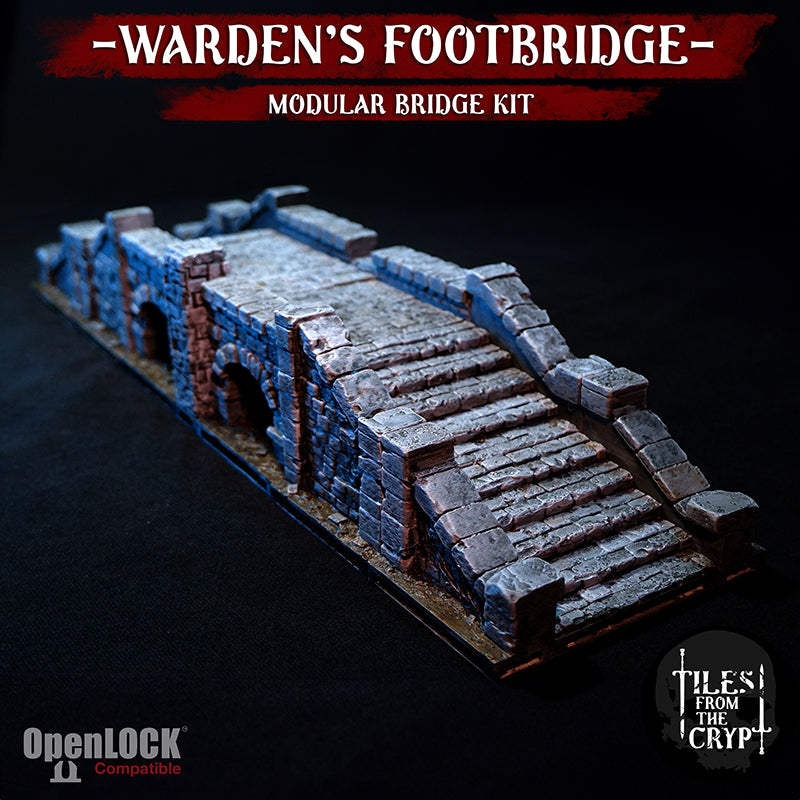 Wardens Footbridge Openlock Compatible Dungeon Tiles