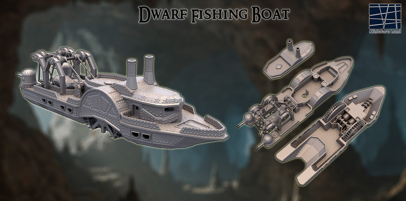 Dwarf Fishing Boat