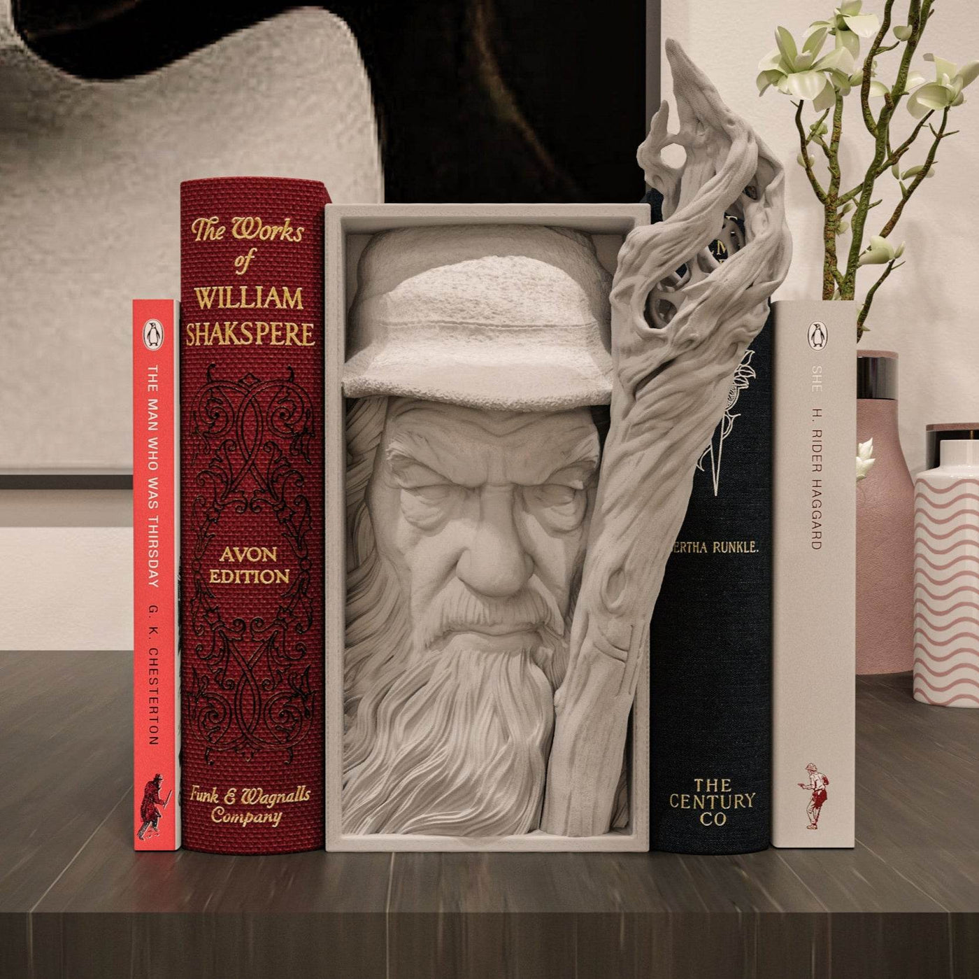 LotR Gandalf Book Nook