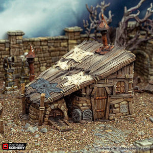 Cities of Ramshackle and Ruin - Grave Digger's Hut - Kiwi Tabletop