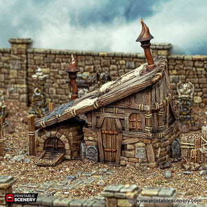 Cities of Ramshackle and Ruin - Grave Digger's Hut - Kiwi Tabletop