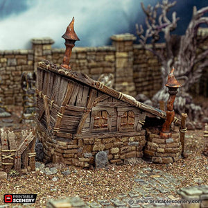 Cities of Ramshackle and Ruin - Grave Digger's Hut - Kiwi Tabletop