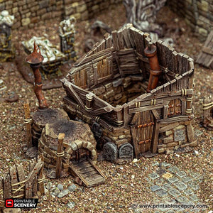 Cities of Ramshackle and Ruin - Grave Digger's Hut - Kiwi Tabletop