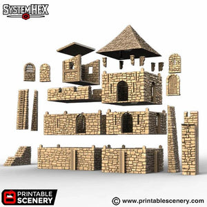 HEX Castle Barracks - Kiwi Tabletop