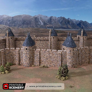 HEX Castle Oval Bastion - Kiwi Tabletop