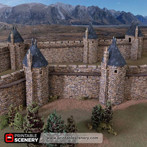 HEX Castle Oval Bastion - Kiwi Tabletop