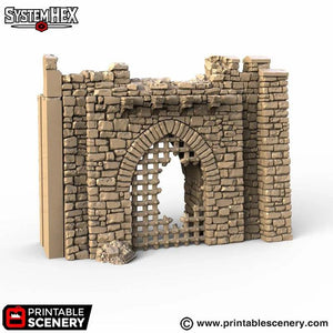 HEX Ruined Gatehouse - Kiwi Tabletop