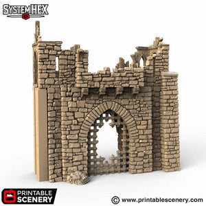 HEX Ruined Gatehouse - Kiwi Tabletop