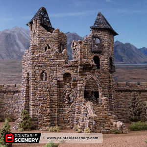 HEX Castle Ruined King's Keep - Kiwi Tabletop