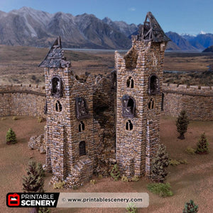 HEX Castle Ruined King's Keep - Kiwi Tabletop