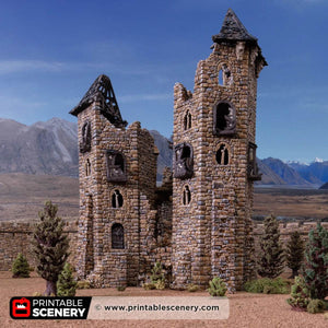HEX Castle Ruined King's Keep - Kiwi Tabletop