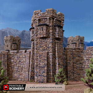 HEX Castle Keep Tower - Kiwi Tabletop