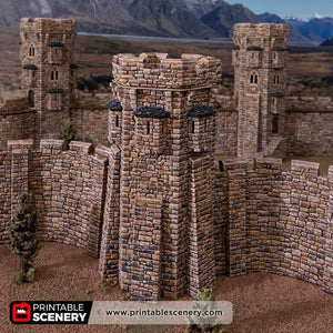HEX Castle Keep Tower - Kiwi Tabletop