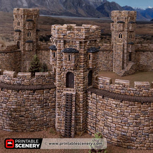 HEX Castle Keep Tower - Kiwi Tabletop
