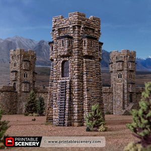 HEX Castle Keep Tower - Kiwi Tabletop