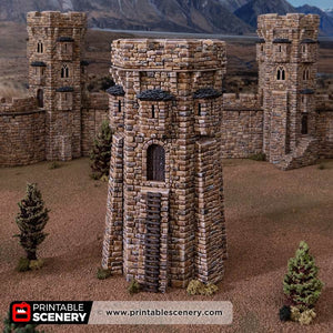HEX Castle Keep Tower - Kiwi Tabletop