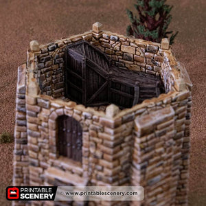 HEX Castle Keep Tower - Kiwi Tabletop