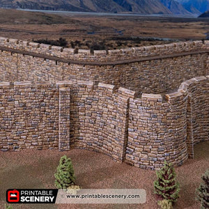 HEX Castle Walls - Kiwi Tabletop