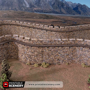 HEX Castle Walls - Kiwi Tabletop