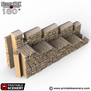 HEX Castle Steps - Kiwi Tabletop