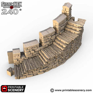 HEX Castle Steps - Kiwi Tabletop