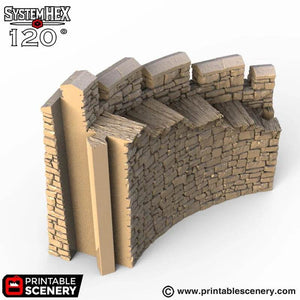 HEX Castle Steps - Kiwi Tabletop