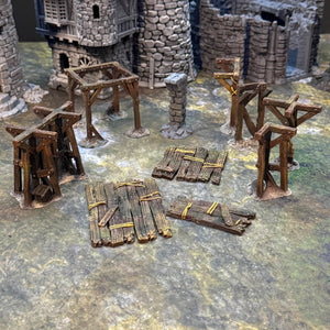 Shadowfey Ruins - Scaffolding and Support Columns - Kiwi Tabletop