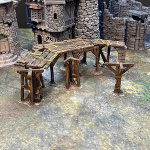 Shadowfey Ruins - Scaffolding and Support Columns - Kiwi Tabletop