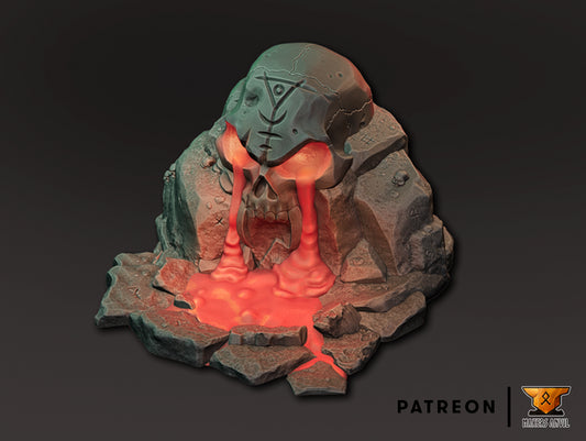 Lava Skull