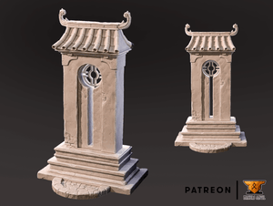 Eastern Village Monument - Kiwi Tabletop