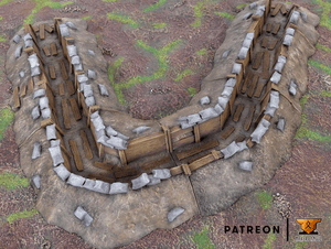 Battlefield - Trenches - Kiwi Tabletop