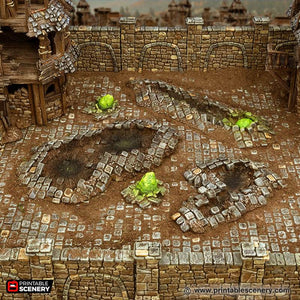 Cities of Ramshackle and Ruin - Meteor Craters - Kiwi Tabletop