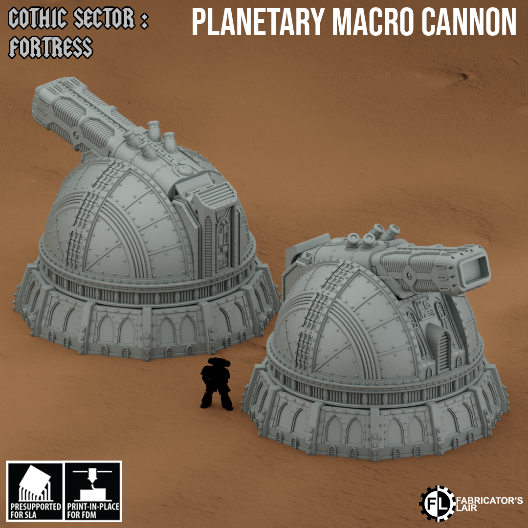 Grimdark Fortress - Planetary Macro Cannon