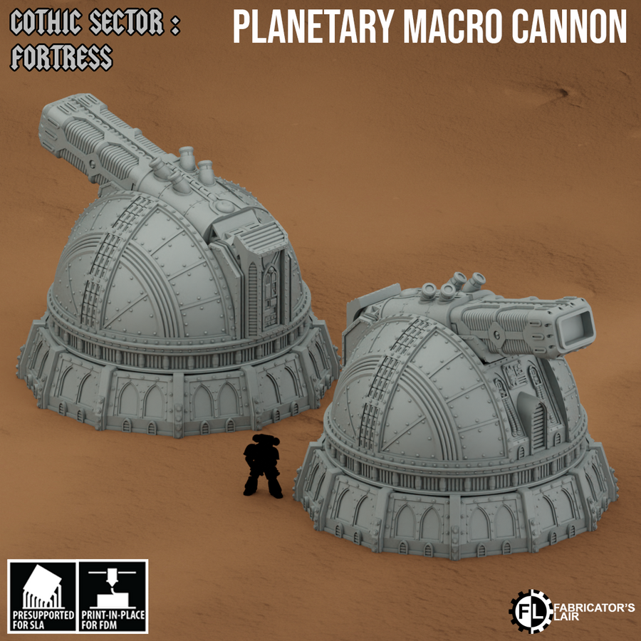 Grimdark Fortress - Planetary Macro Cannon