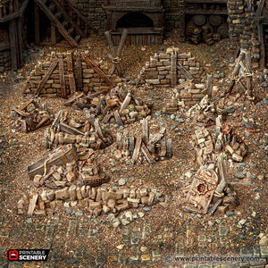 Cities of Ramshackle and Ruin - Rubble Piles and Scatter - Kiwi Tabletop