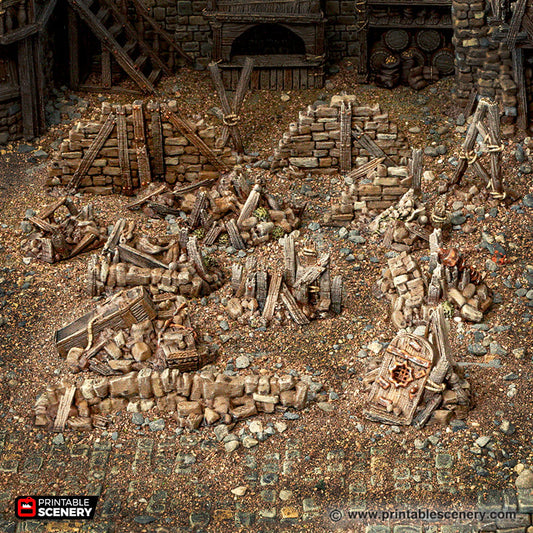 Cities of Ramshackle and Ruin - Rubble Piles and Scatter