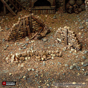 Cities of Ramshackle and Ruin - Rubble Piles and Scatter - Kiwi Tabletop