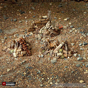 Cities of Ramshackle and Ruin - Rubble Piles and Scatter - Kiwi Tabletop