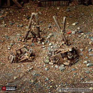 Cities of Ramshackle and Ruin - Rubble Piles and Scatter - Kiwi Tabletop