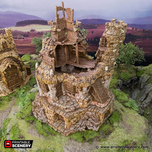 Hagglethorn Hollow - Ruined Chieftains Hall - Kiwi Tabletop