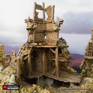 Hagglethorn Hollow - Ruined Chieftains Hall - Kiwi Tabletop