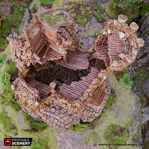 Hagglethorn Hollow - Ruined Chieftains Hall - Kiwi Tabletop