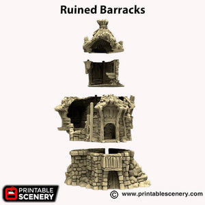 Hagglethorn Hollow - Ruined Barracks - Kiwi Tabletop