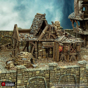 Cities of Ramshackle and Ruin - Ruined City Blacksmith - Kiwi Tabletop