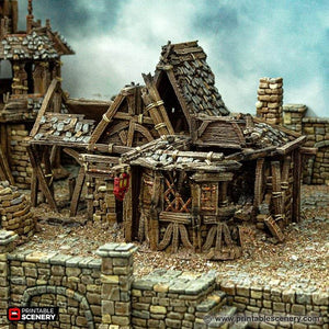 Cities of Ramshackle and Ruin - Ruined City Blacksmith - Kiwi Tabletop