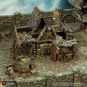 Cities of Ramshackle and Ruin - Ruined City Blacksmith - Kiwi Tabletop