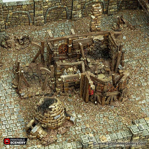 Cities of Ramshackle and Ruin - Ruined City Blacksmith - Kiwi Tabletop