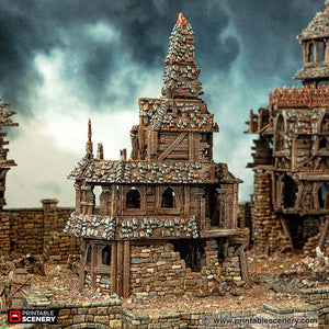 Cities of Ramshackle and Ruin - Ruined City Manor - Kiwi Tabletop
