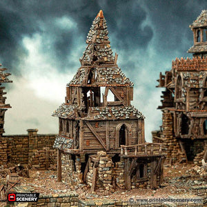 Cities of Ramshackle and Ruin - Ruined City Manor - Kiwi Tabletop