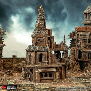 Cities of Ramshackle and Ruin - Ruined City Manor - Kiwi Tabletop